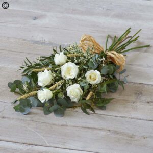Simple Rose Sheaf White