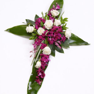 Rose and Aspidistra Cross